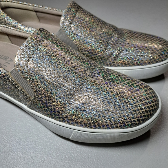Naturalizer Women's Snake Print Metallic Loafer Leather Upper Marianne  8.5 W - Picture 4 of 10